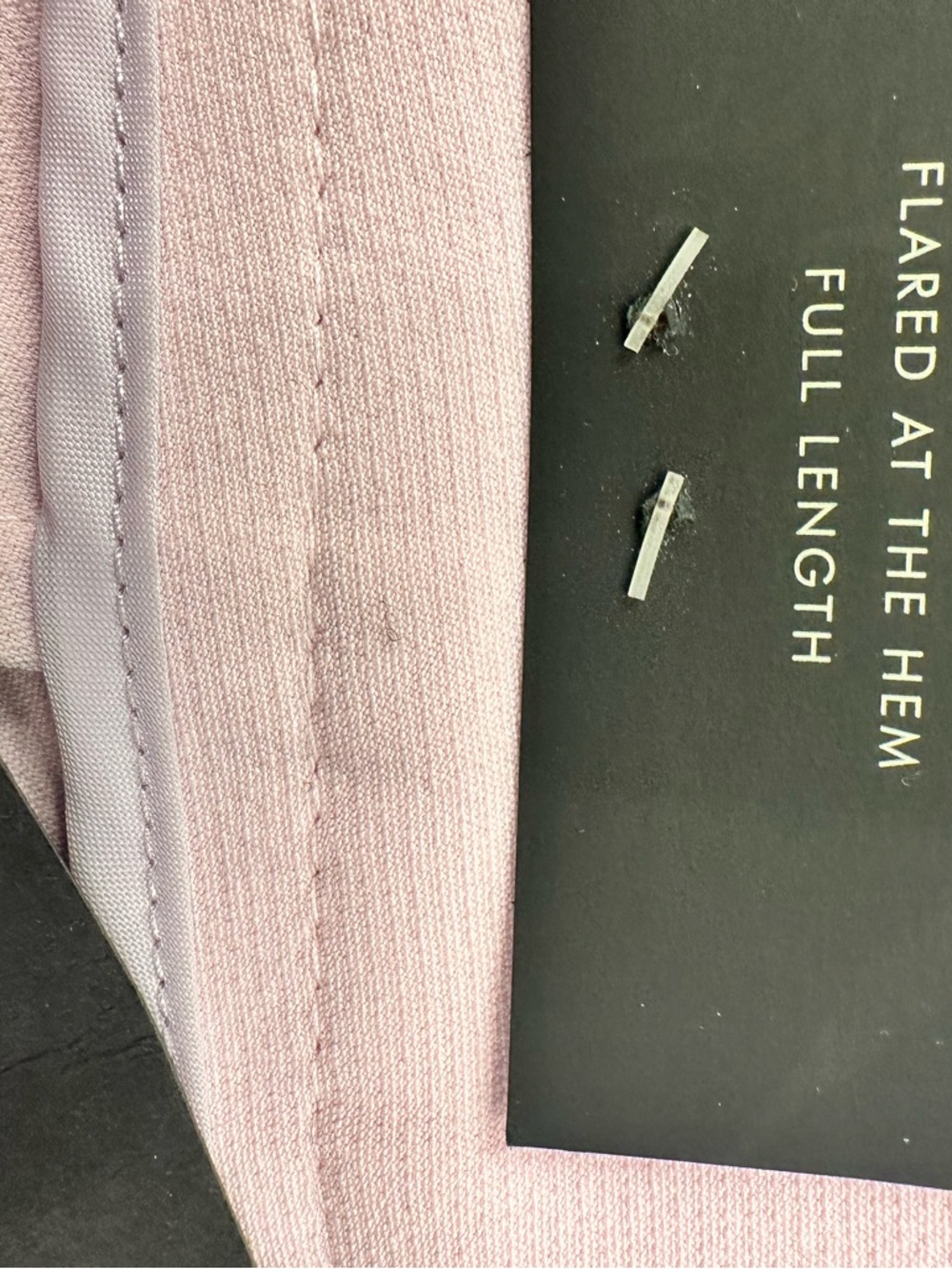 NWT Banana Republic Pink Flare Pants Washable Stretch Work Trousers High Rise 6 - Picture 7 of 7